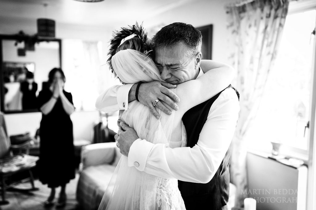 Emotional father of the bride