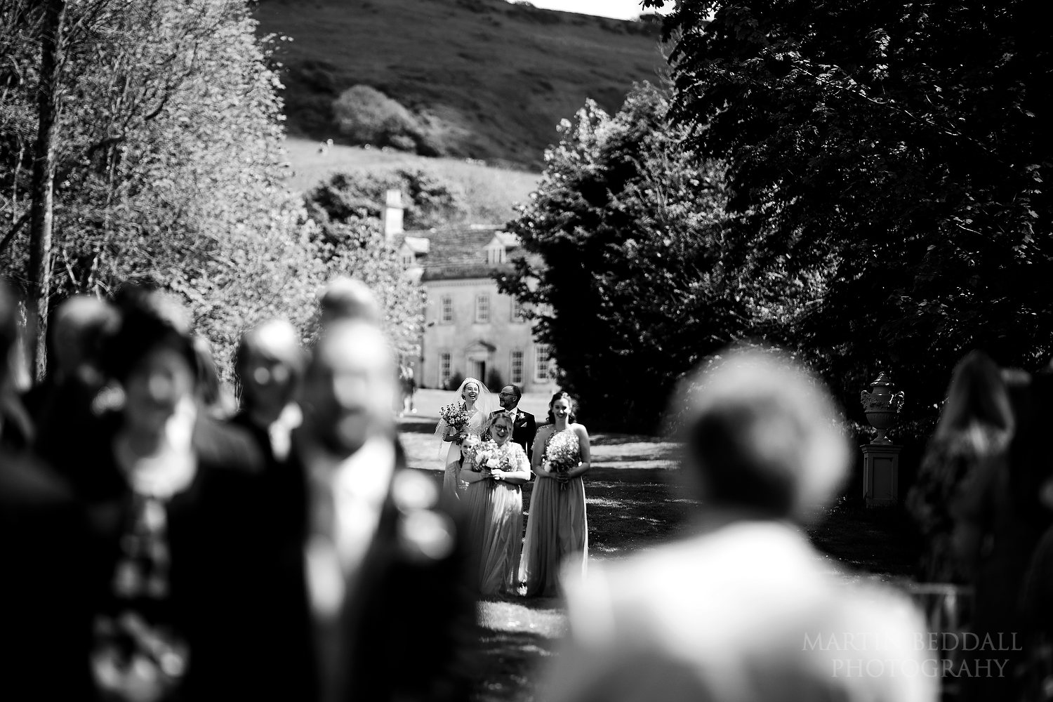 Smedmore House wedding procession