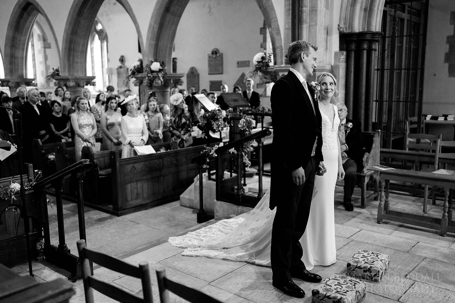 Corfe church wedding
