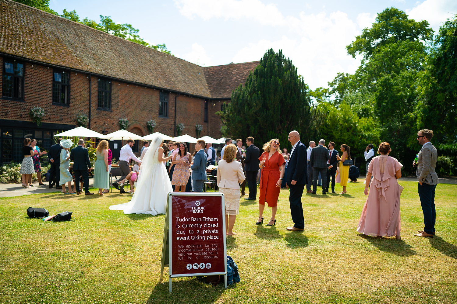 Tudor Barn Eltham wedding reception