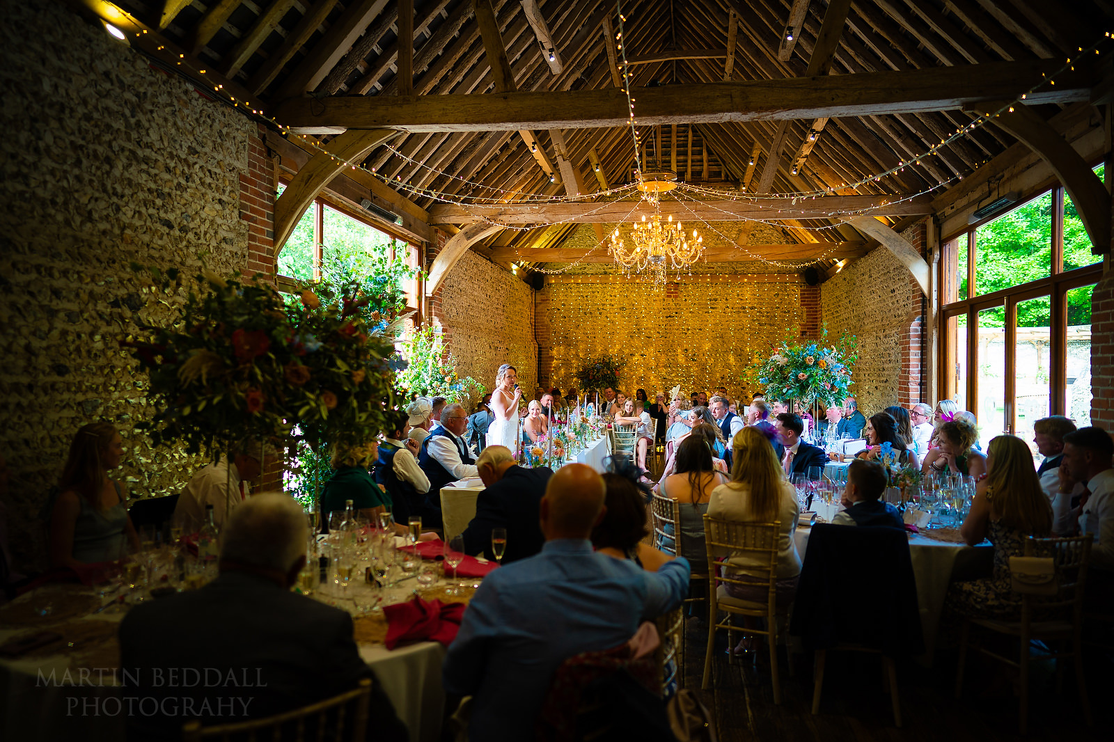 Cissbury Barns wedding reception