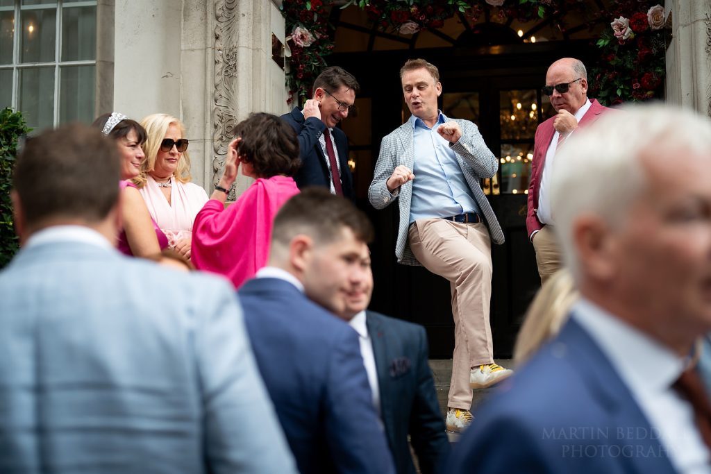 Outside Chelsea Town Hall