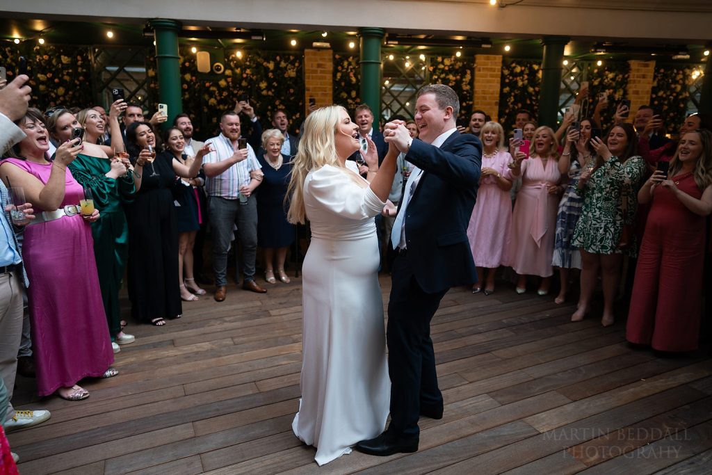 First dance at The Sloane Club