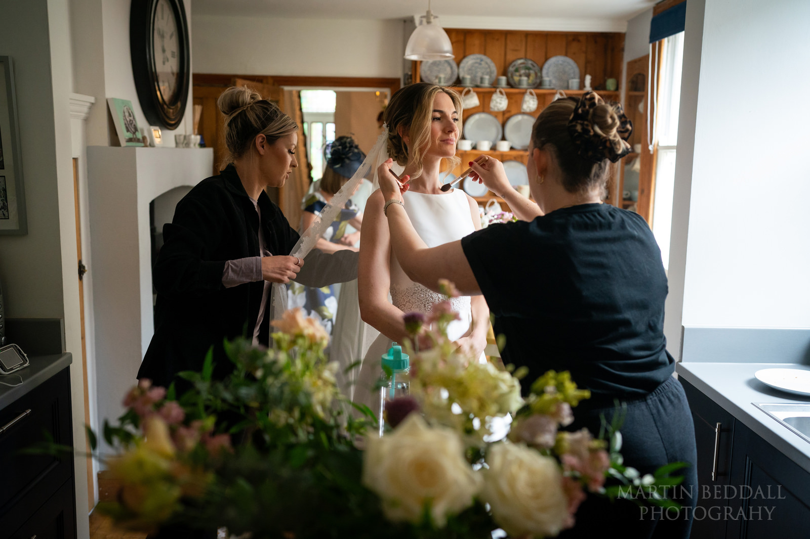 Getting ready in the kitchen