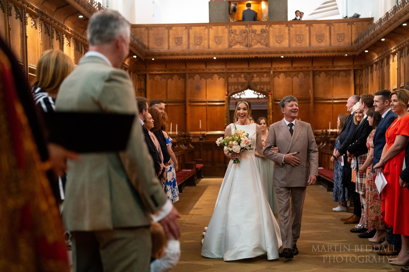 Cambridge University wedding ceremony