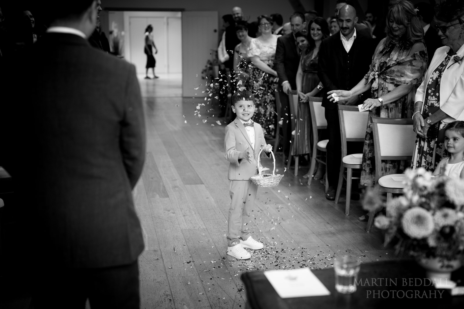 Start of the wedding ceremony