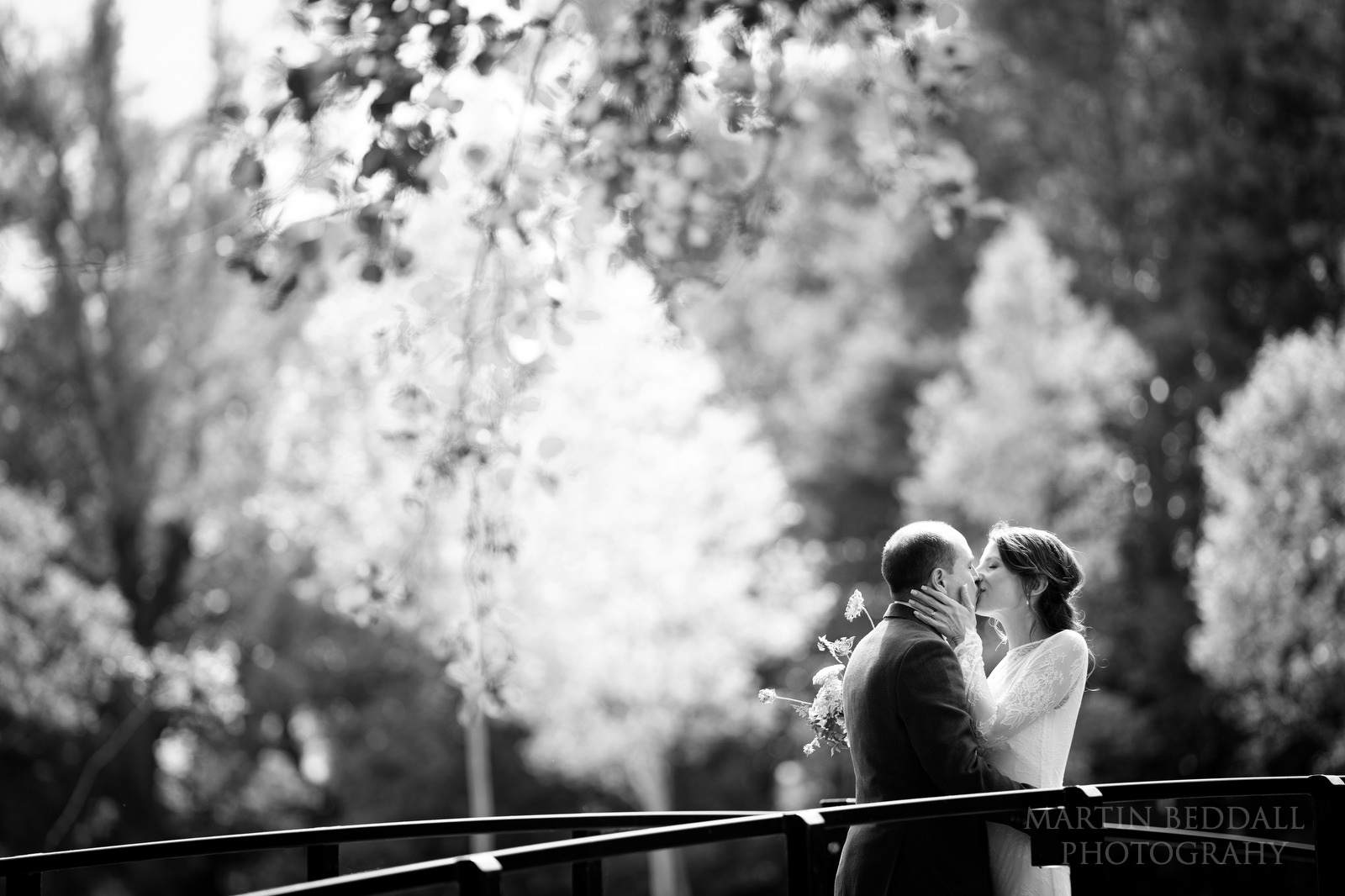 Couple portrait at Easton Grange wedding