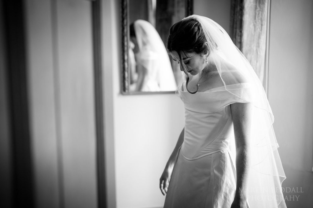 West Sussex wedding bride ready