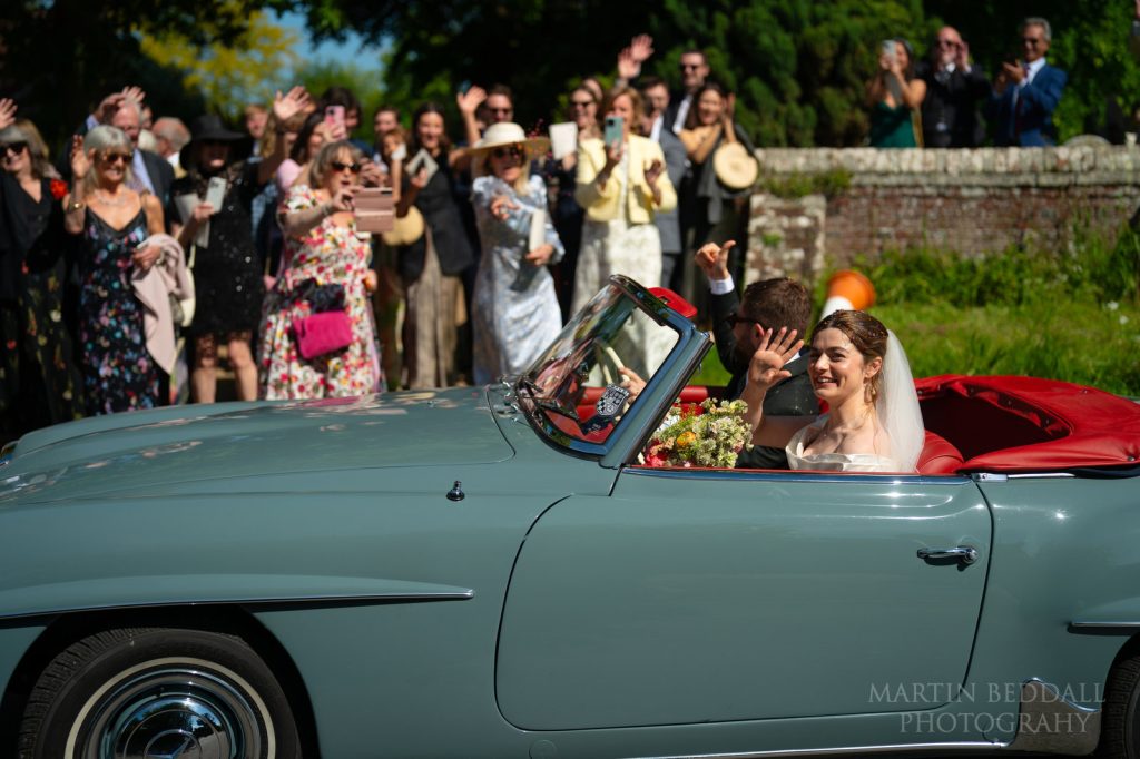 Leaving the church in style