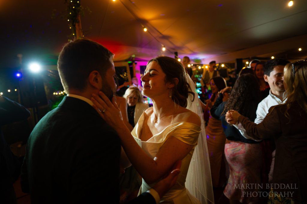 bride on the dance floor