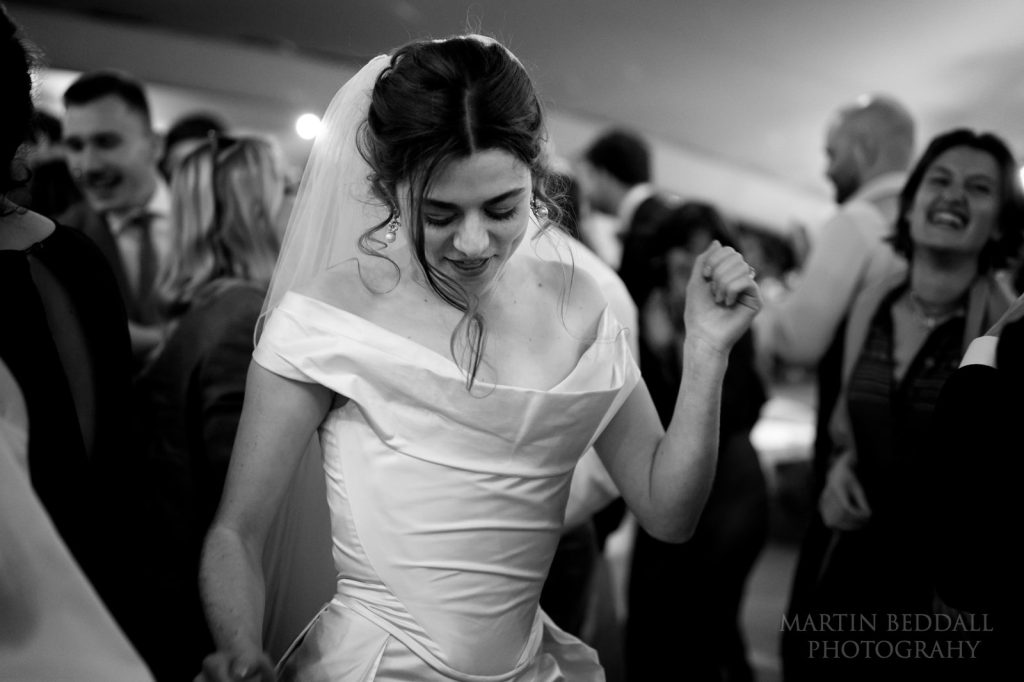 dancing bride