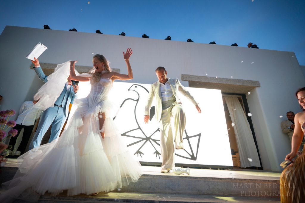 Smashing the glass jewish wedding ceremony