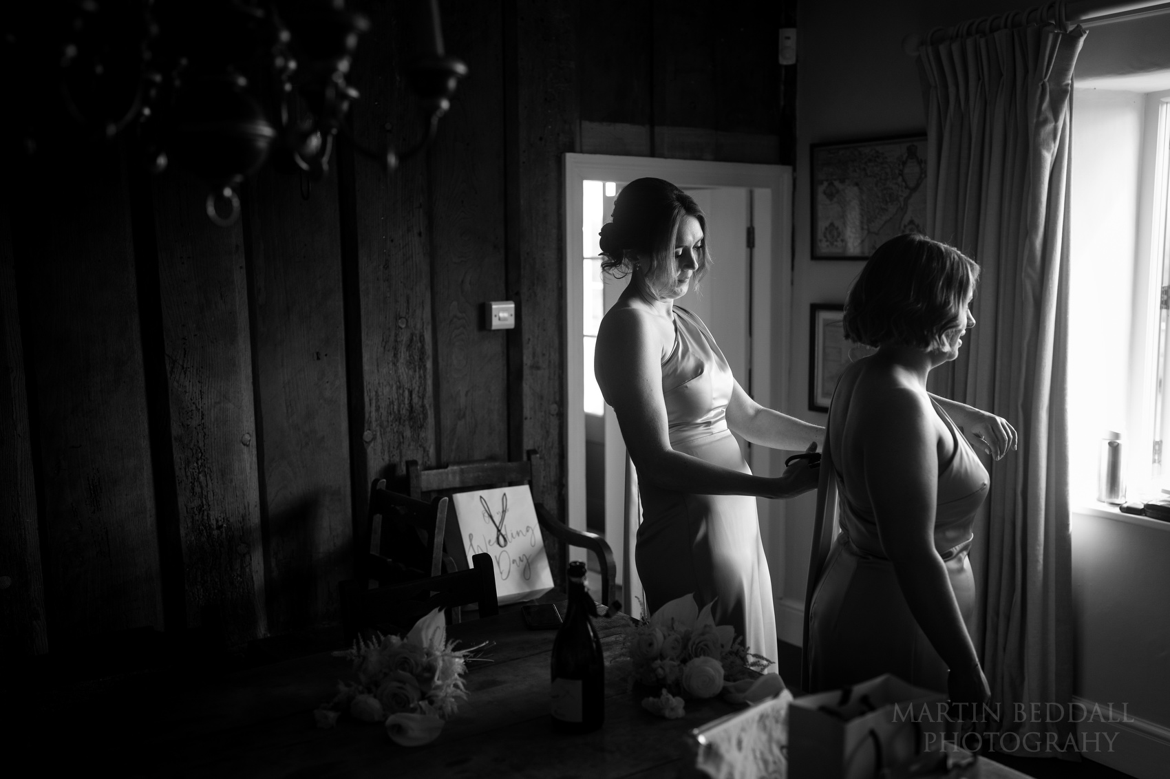 Bridesmaids at Llantilio House