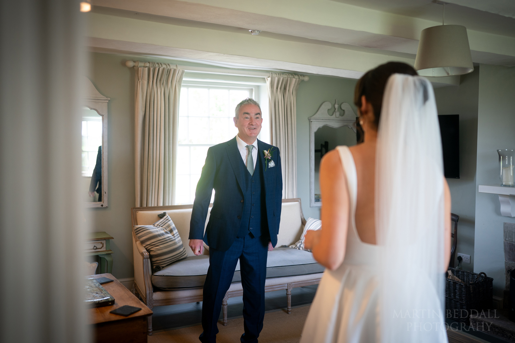 First look for bride's father