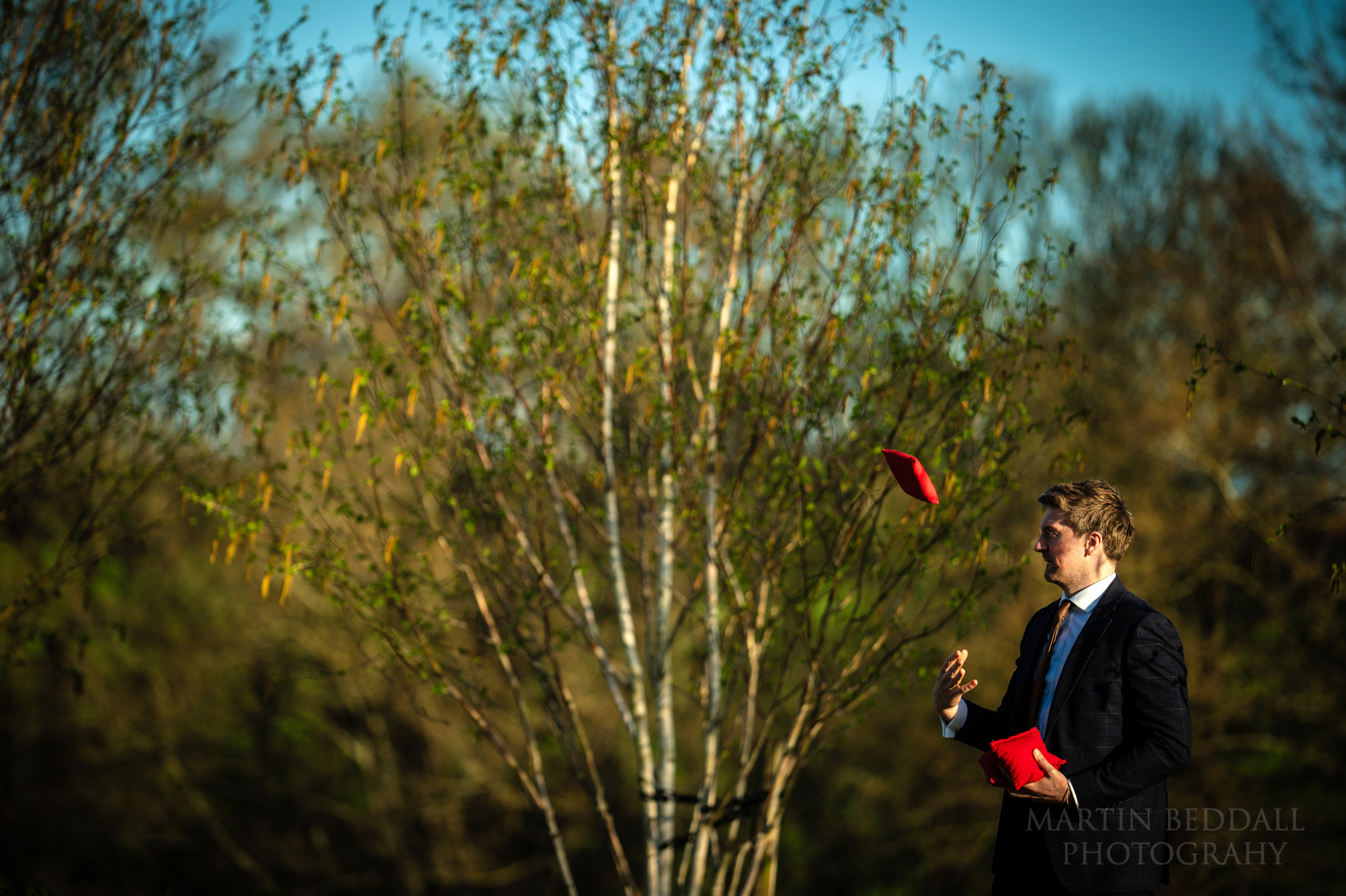 Games at Llantilio House wedding