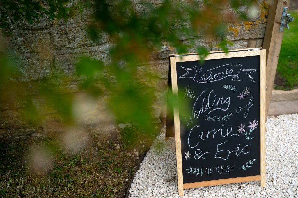 wedding sign