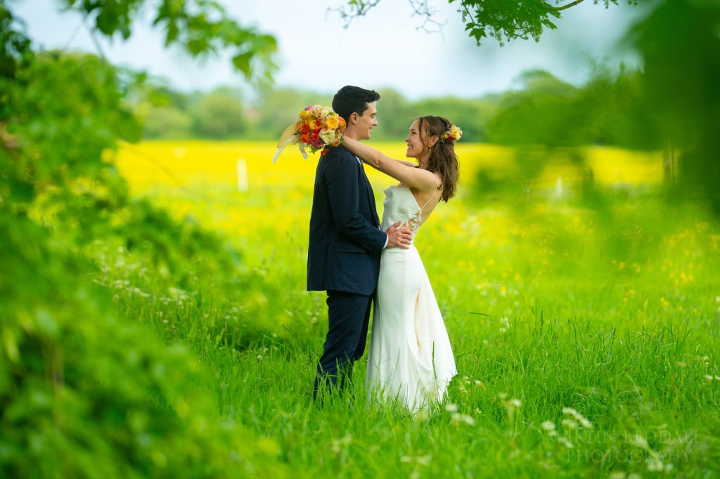 couple portrait at Medley Walled Garden