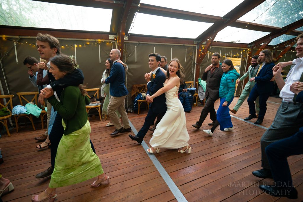 Medley Walled Garden wedding dancing