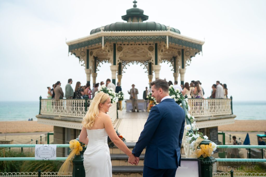 Bandstand wedding in Brighton