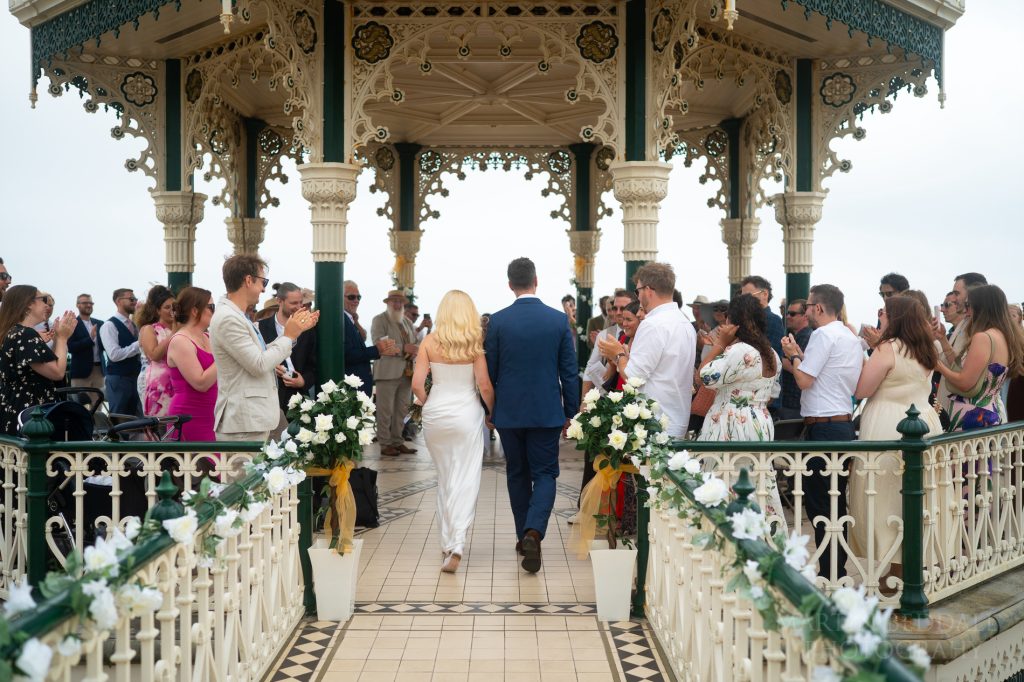 Bandstand wedding starts