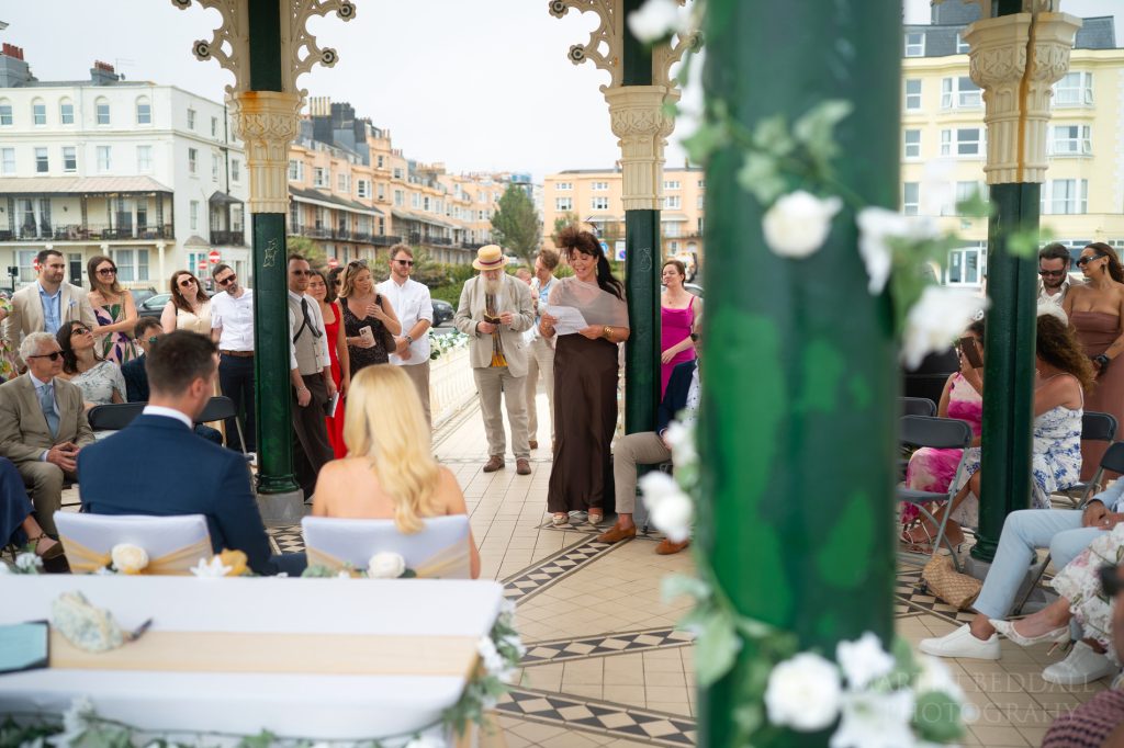 reading from the groom's mother