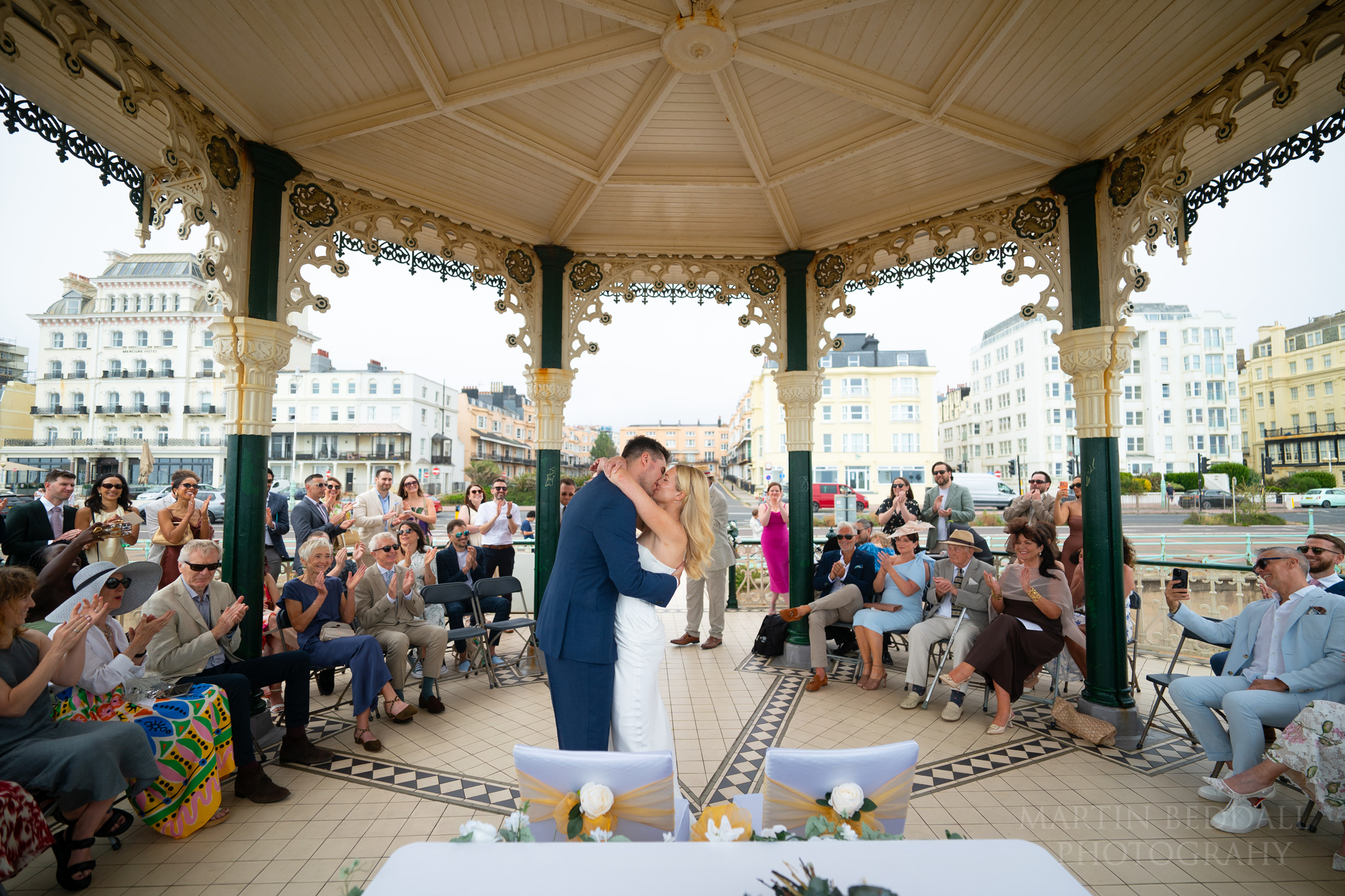 Bandstand wedding photography in Brighton