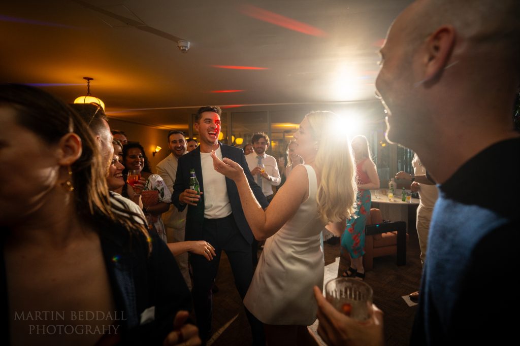Wedding dancing at Brighton Beach House