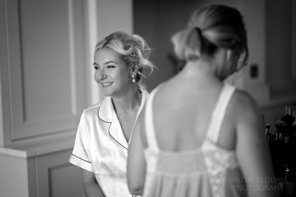 bride getting ready