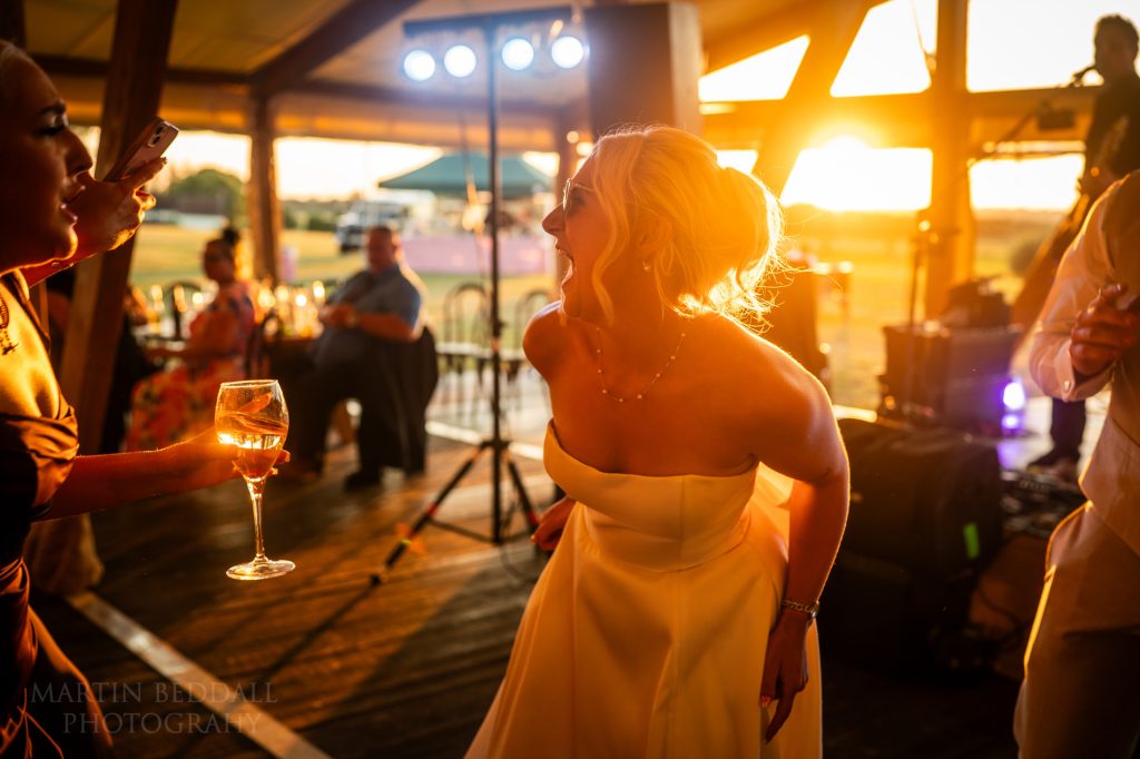 sunset dancing