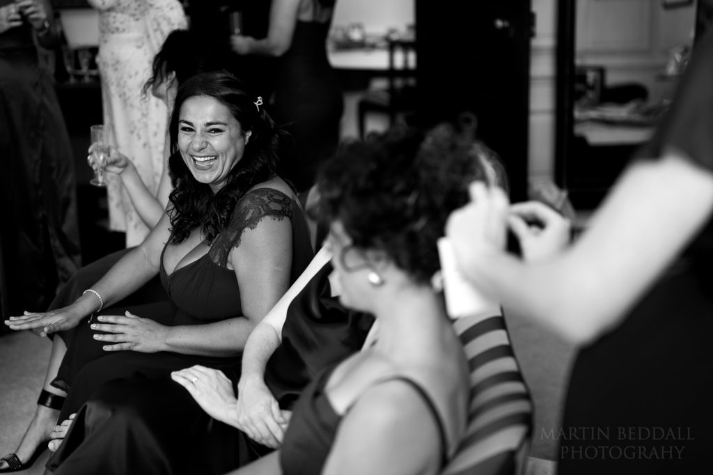 laughter getting ready