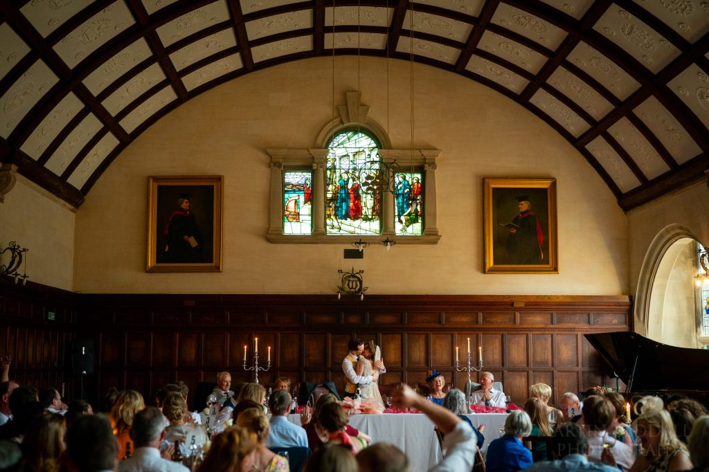 Westminster College Cambridge wedding meal